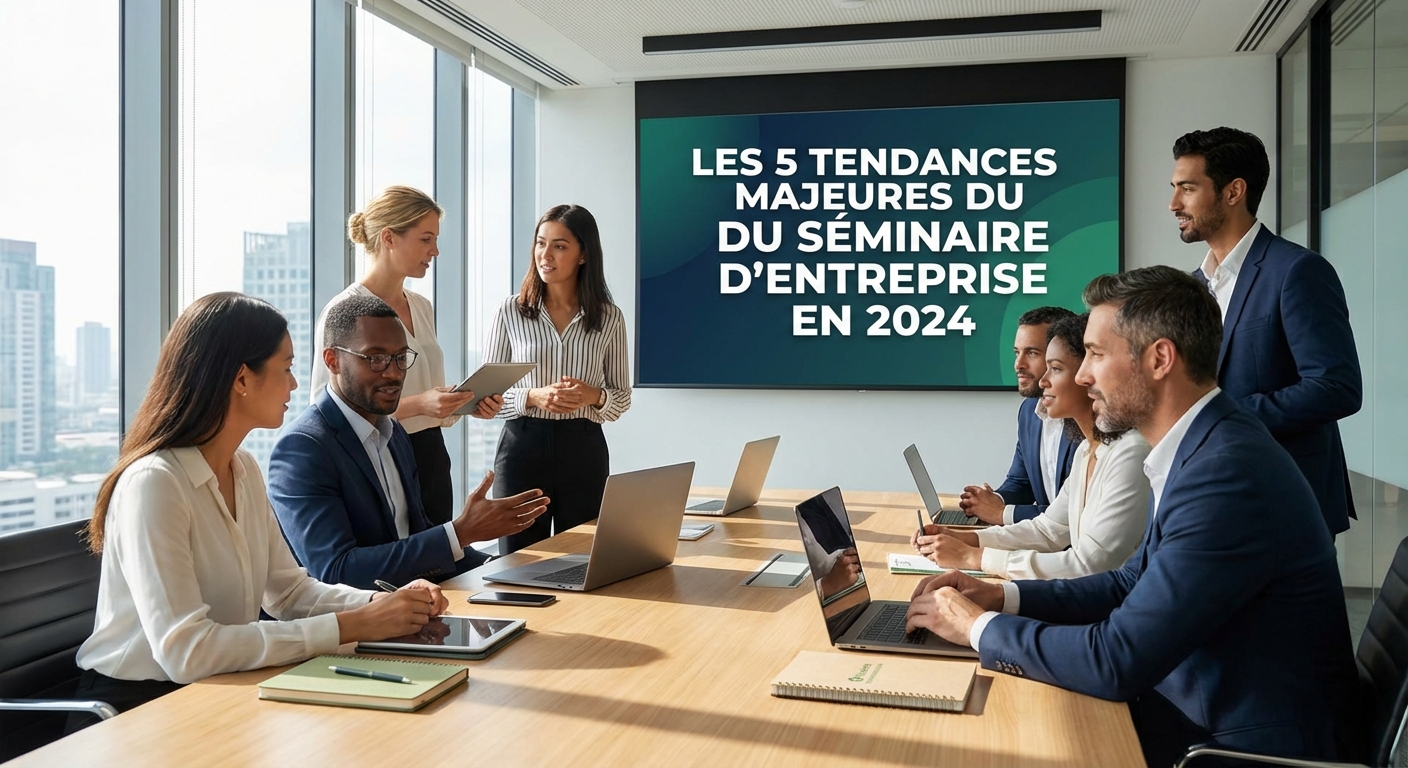 Les 5 tendances majeures du séminaire d'entreprise en 2024