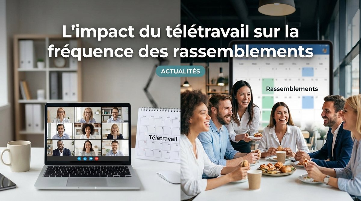 L'impact du télétravail sur la fréquence des rassemblements